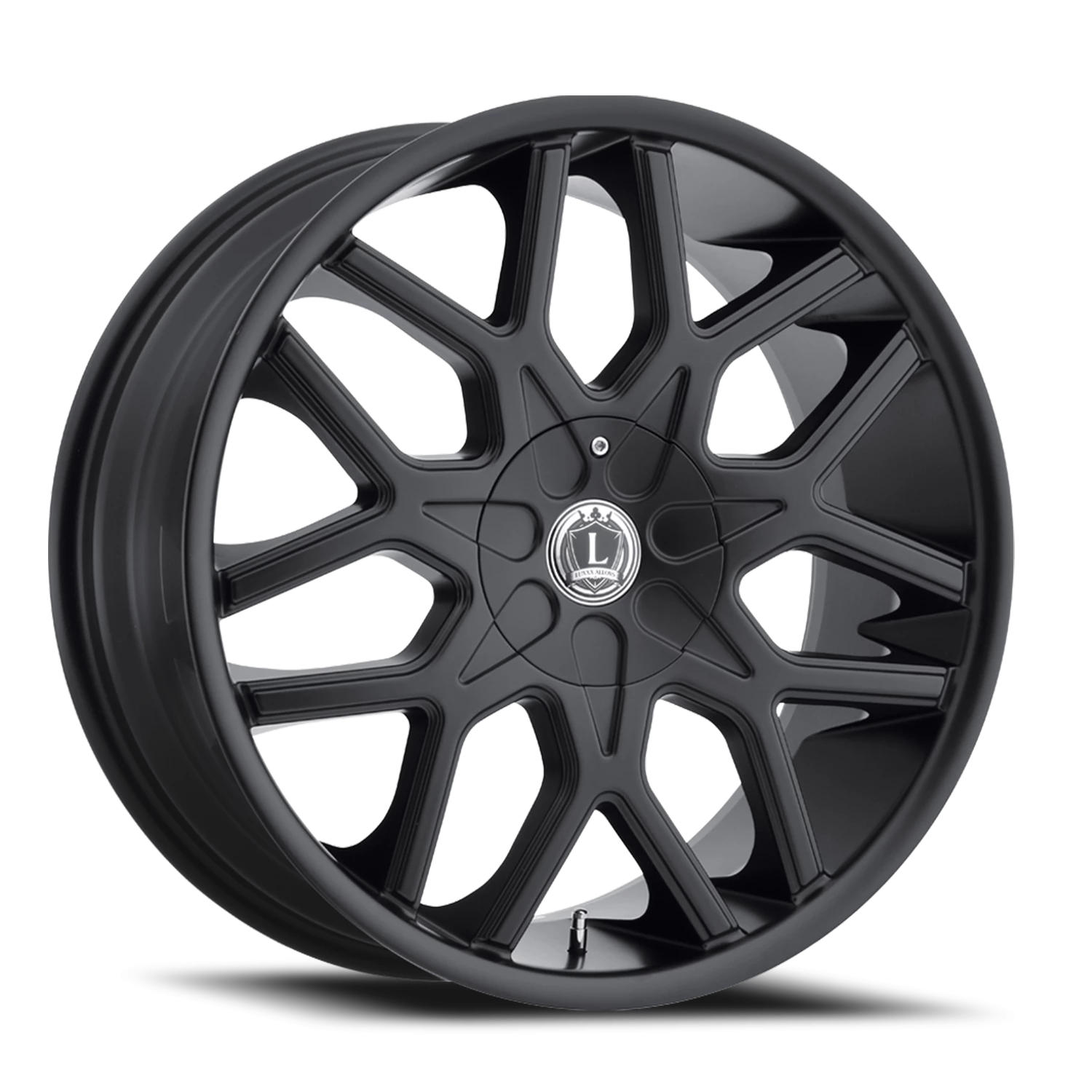 LUX7 22X8.5 5114.3/120 +15 74.1 Satin Black