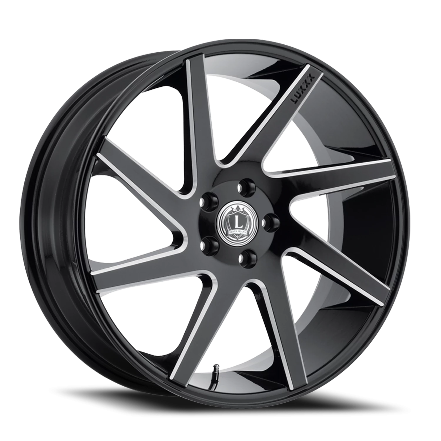 LUX8 26X10 6X139.7 +30 78.1 Gloss Black Milled