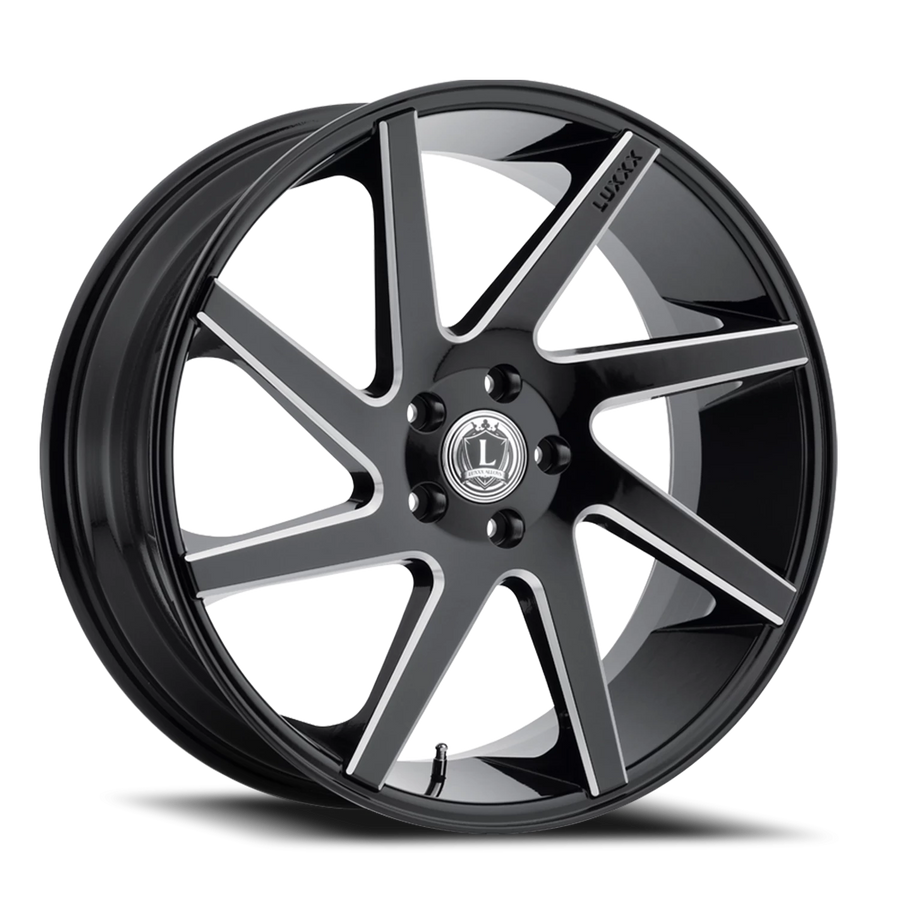 LUX8 26X10 6X139.7 +30 78.1 Gloss Black Milled