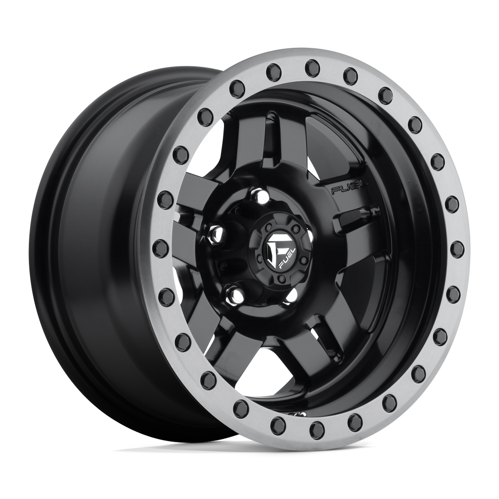 FUEL D557 15X8 5X4.5 MT-BLK-GBR -18MM