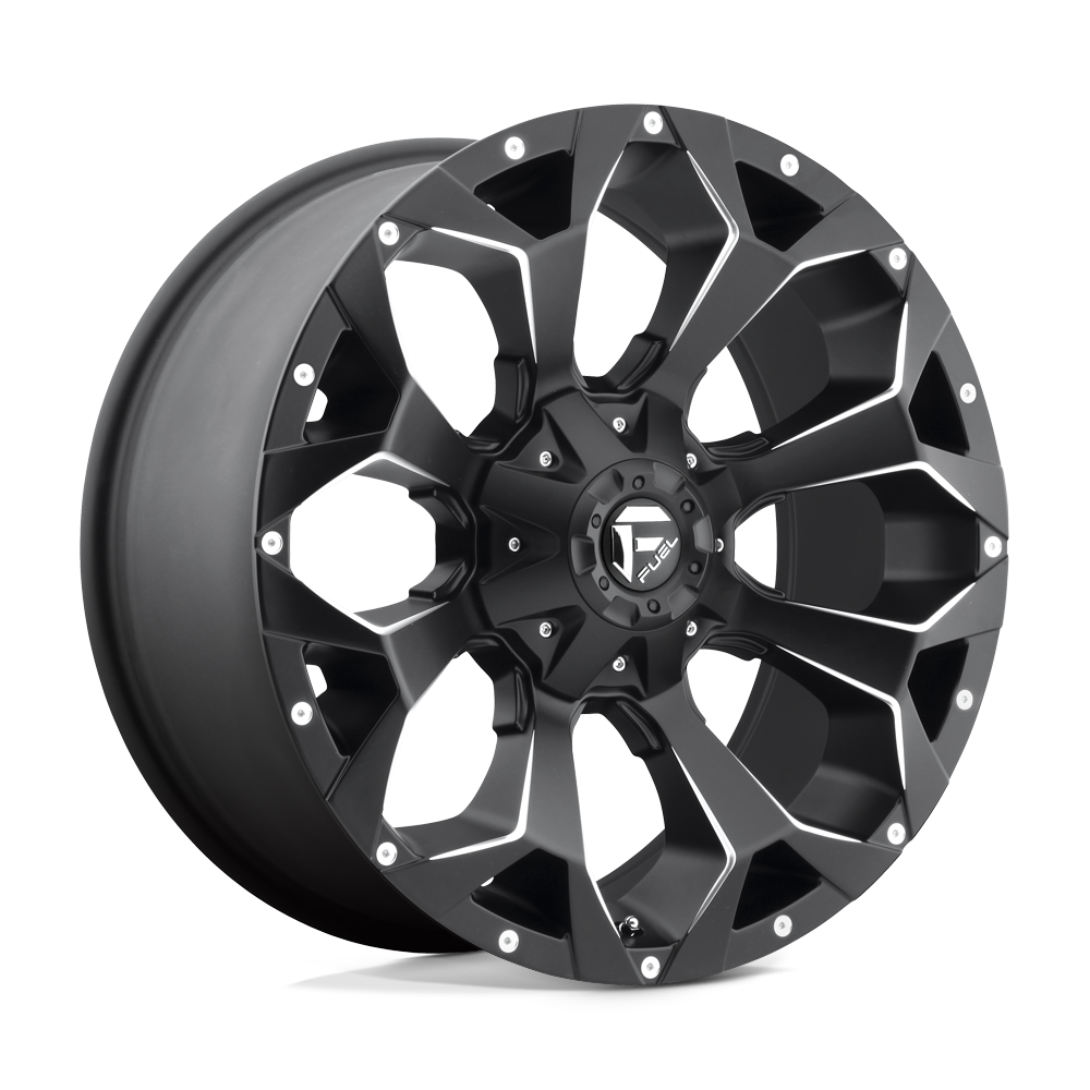 FUEL D546 20X9 6X135/5.5 MT-BLK-MIL 20MM