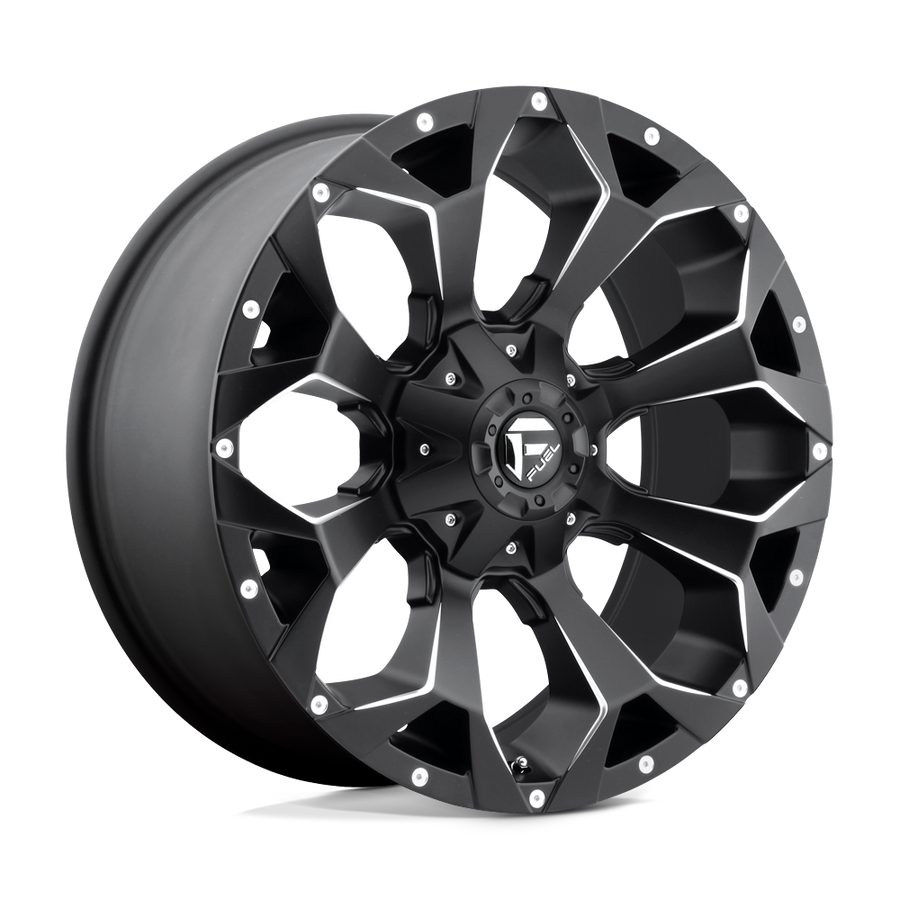 FUEL D546 20X9 6X135/5.5 MT-BLK-MIL 20MM