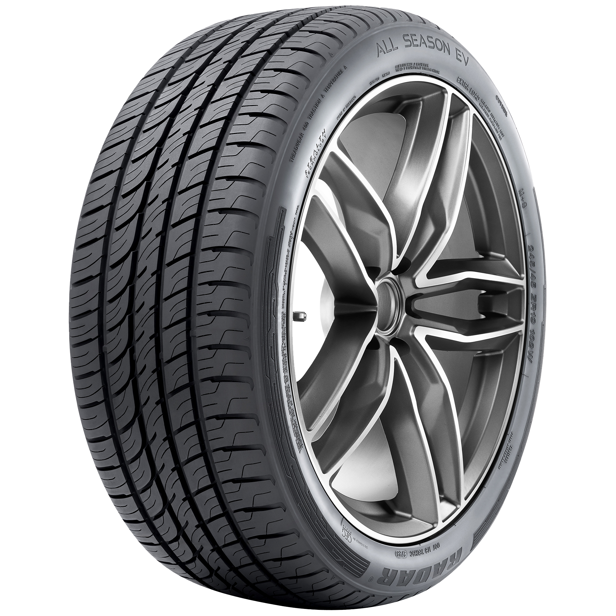 255/55R19 RADAR ALL SEASON EV 104W XL