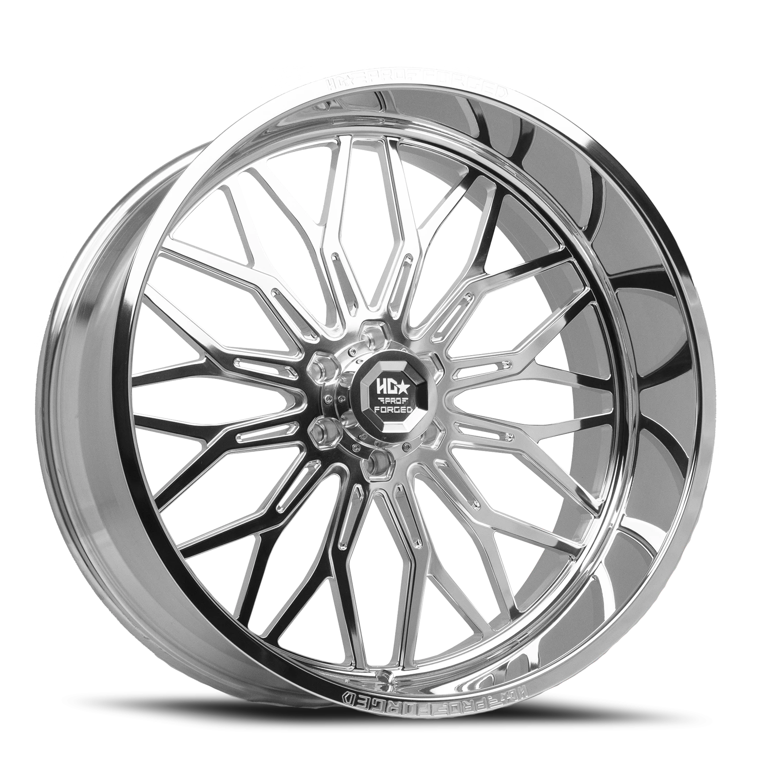 FORGED DUALLY HD03 APACHE 26X8.25 8X210 132 154.3 Polished (Inner)