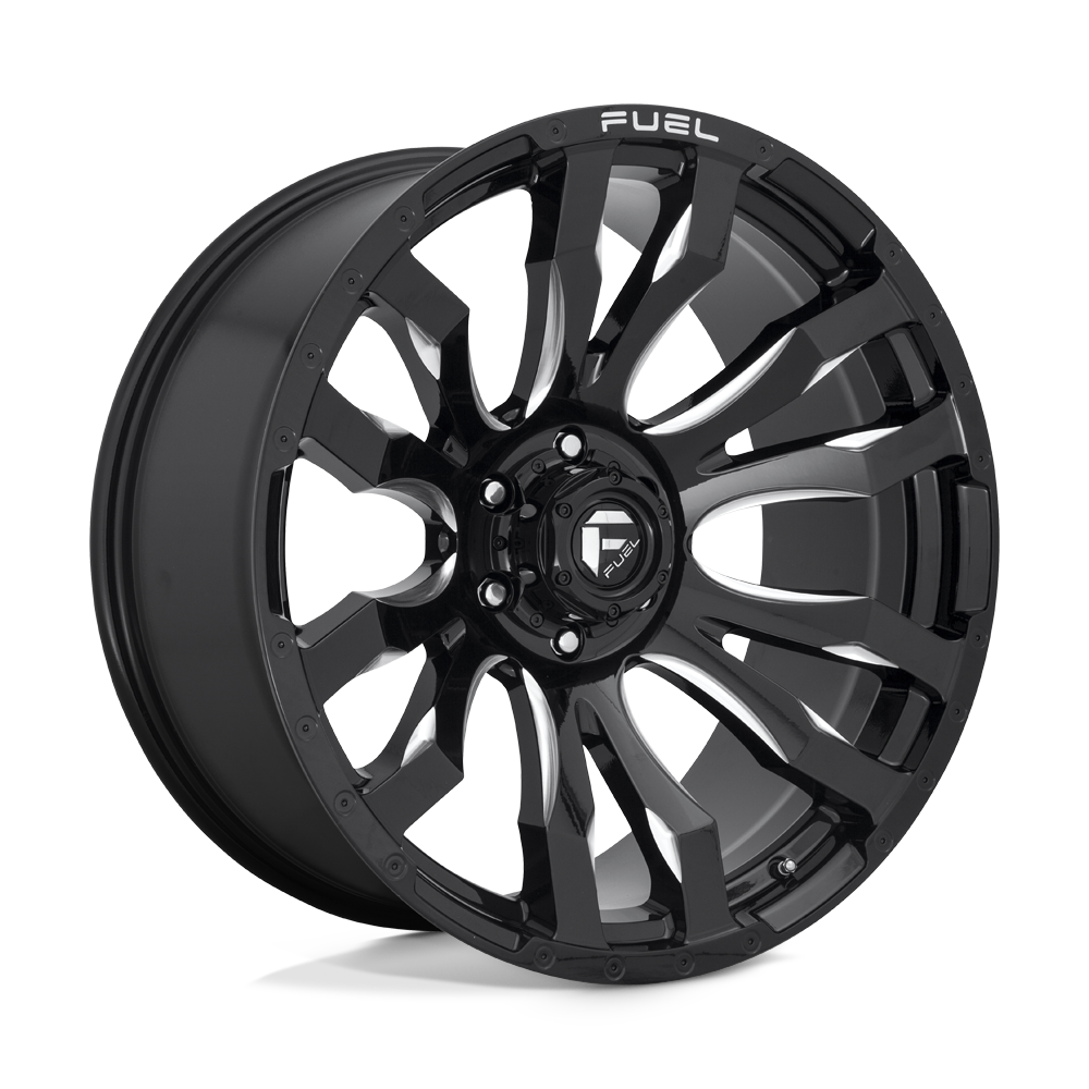 FUEL D673 22X10 8X6.5 GL-BLK-MIL -18MM