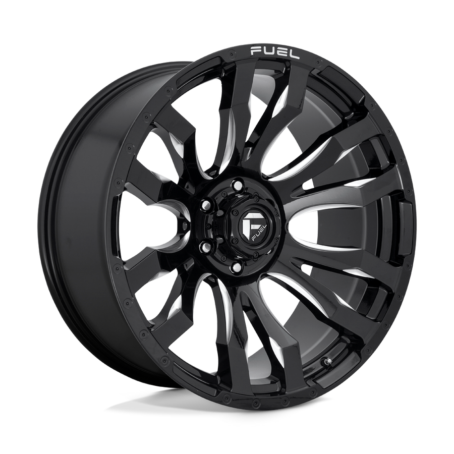 FUEL D673 22X10 8X6.5 GL-BLK-MIL -18MM