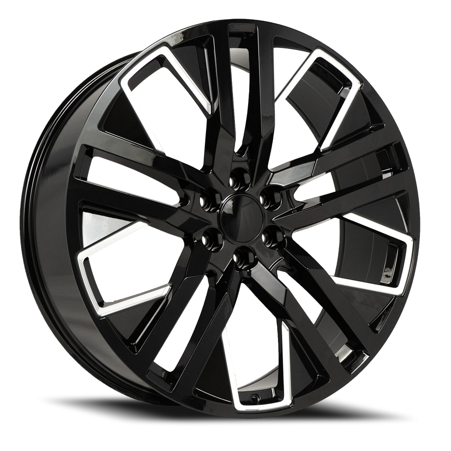 REP C21 26X10 6X139.7 +31 78.1 Gloss Black Milled