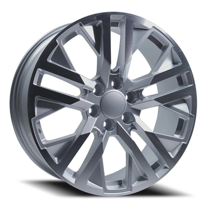 REP C21 22X9 6X139.7 +31 78.1 Silver Machined