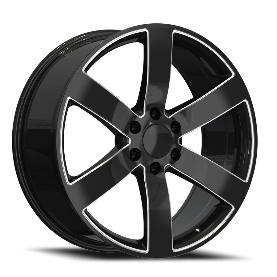 REP C32 22X9 6X139.7 +30 78.1 Gloss Black Milled