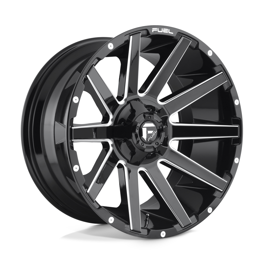 FUEL D615 22X12 5X4.5/5.0 GL-BLK-MIL -44MM