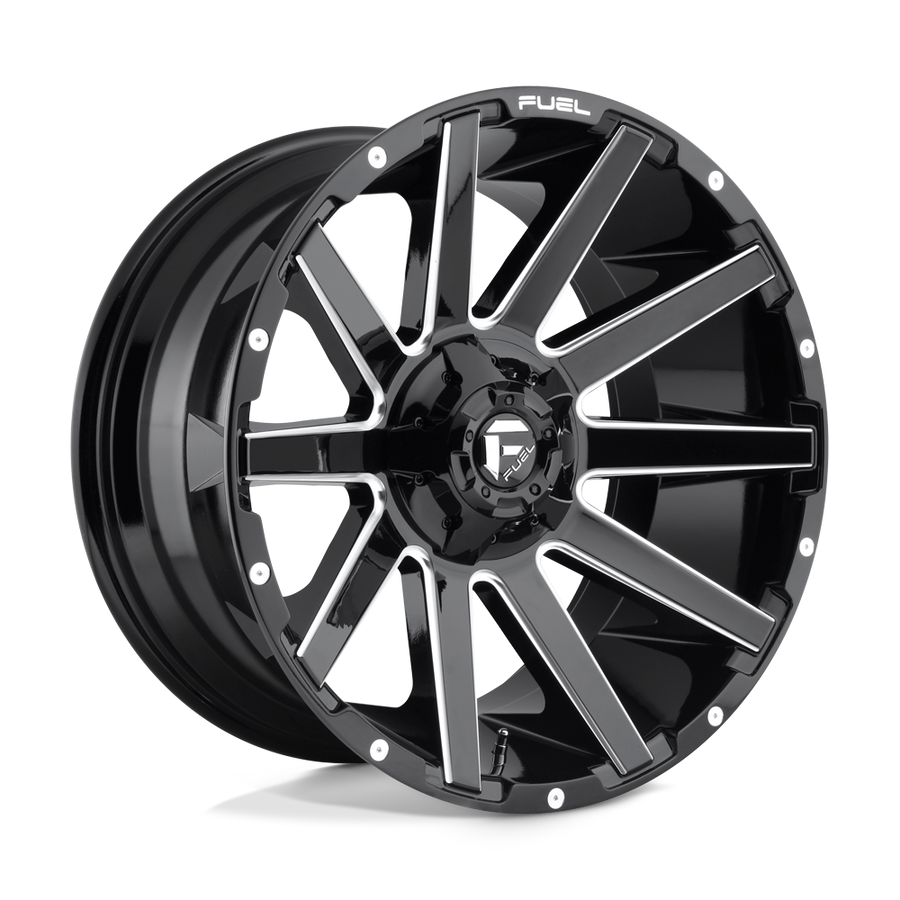 FUEL D615 22X12 5X4.5/5.0 GL-BLK-MIL -44MM