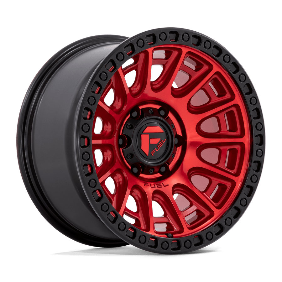 FUEL D834 17X9 5X5.0 C-RED-BLK-RG 1MM