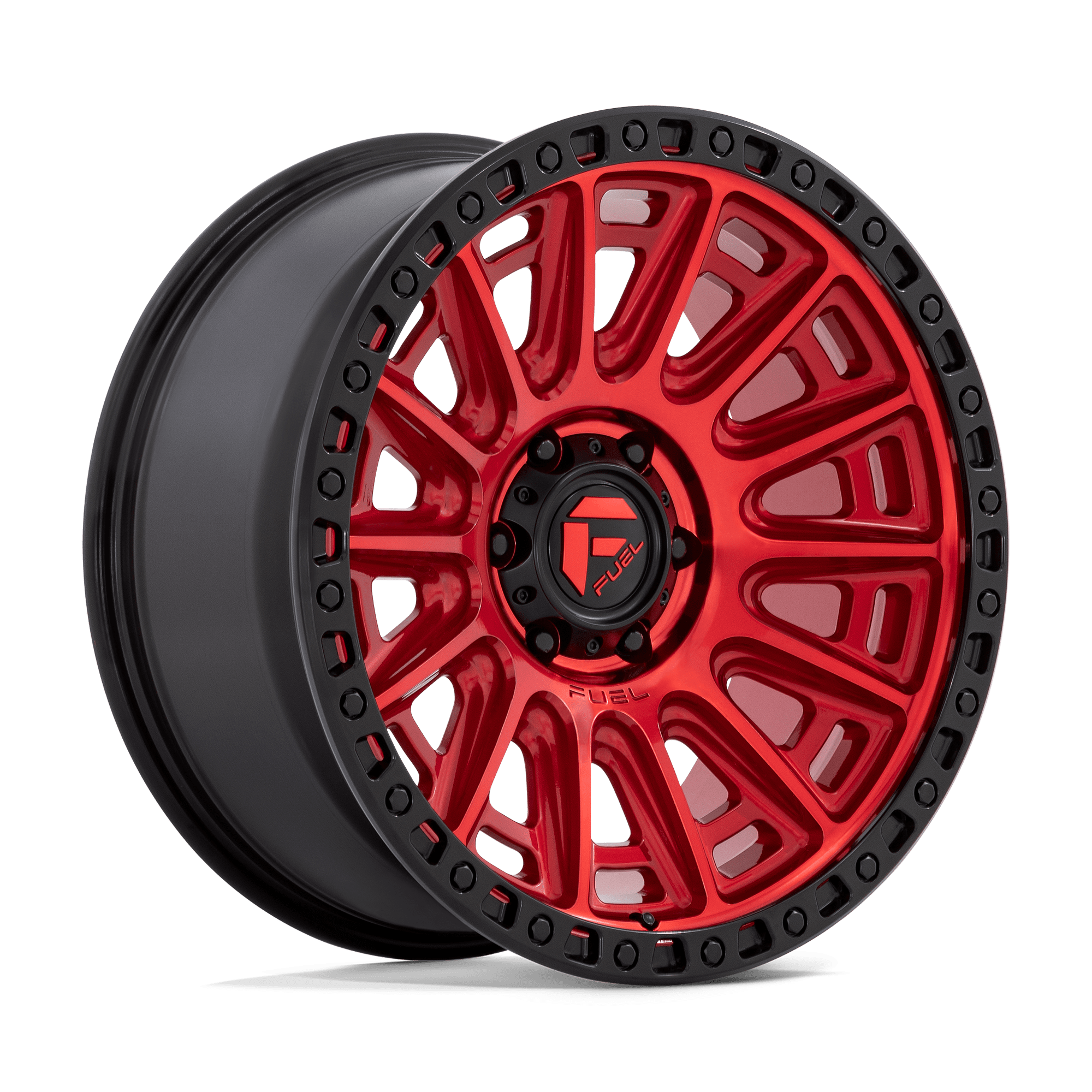 FUEL D834 20X9 6X135 C-RED-BLK-RG 1MM