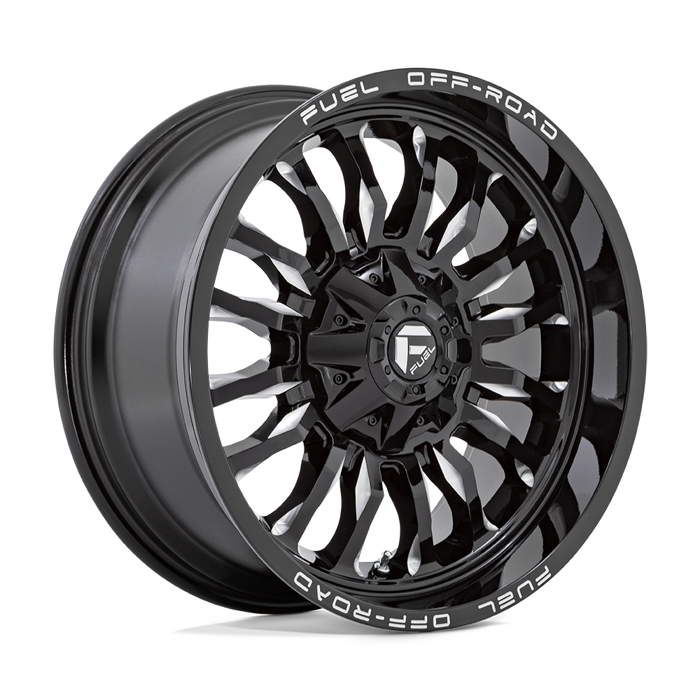 FUEL D795 22X10 8X180 G-BLK-MILL -18MM