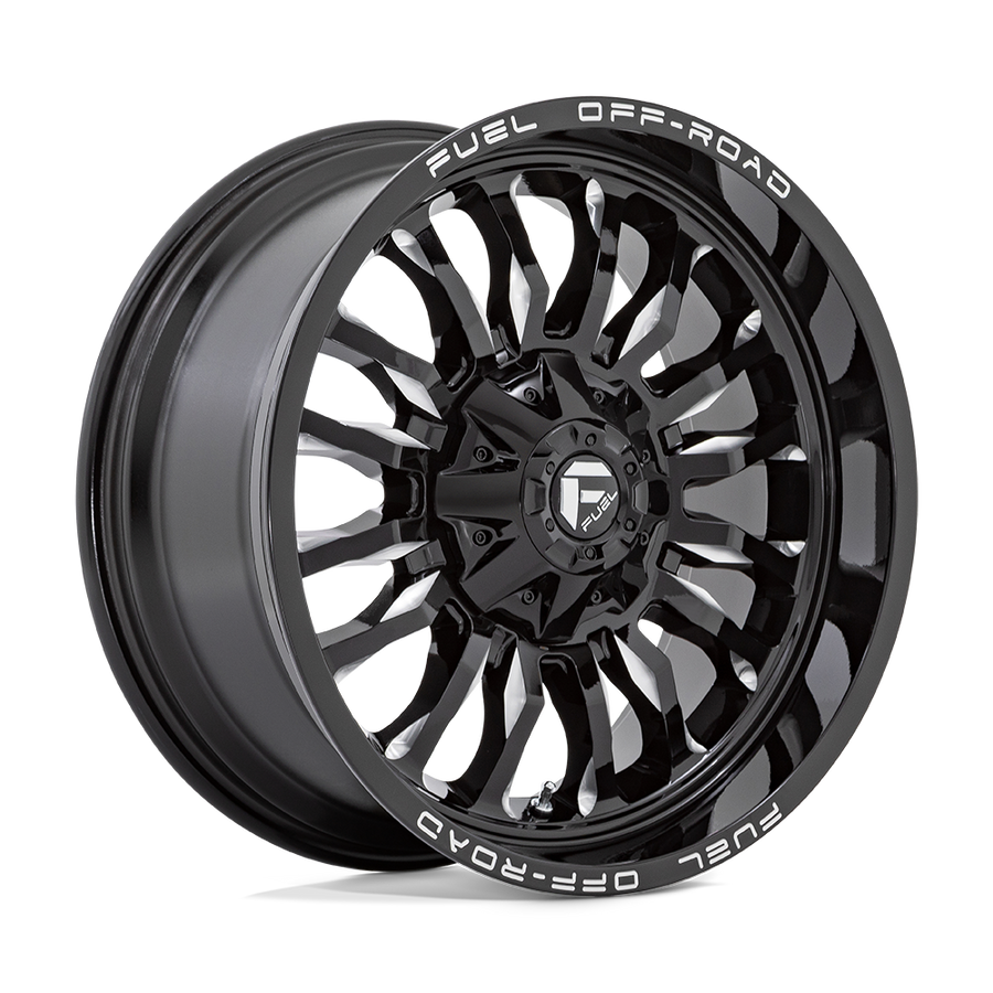 FUEL D795 22X10 8X180 G-BLK-MILL -18MM