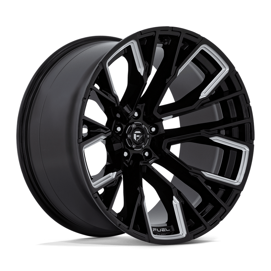 FUEL D849 22X12 5X5.5 G-BLK-MILL -44MM