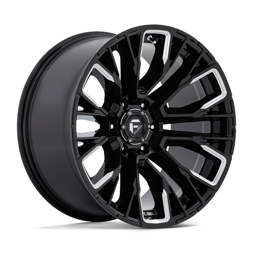 FUEL D849 20X10 6X5.5 G-BLK-MILL -18MM