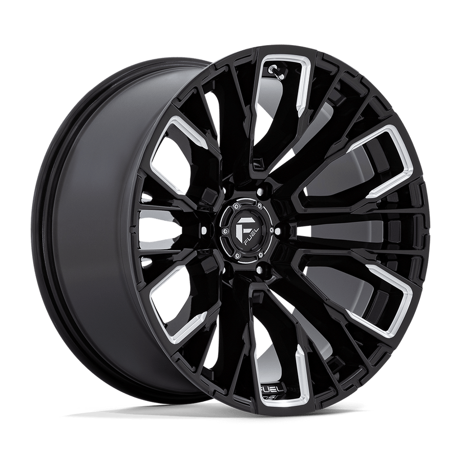 FUEL D849 20X10 6X5.5 G-BLK-MILL -18MM