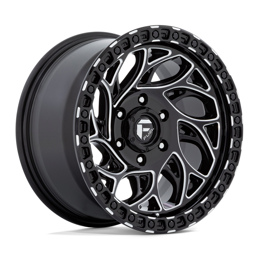 FUEL D840 15X8 6X5.5 G-BLK-MILL -19MM