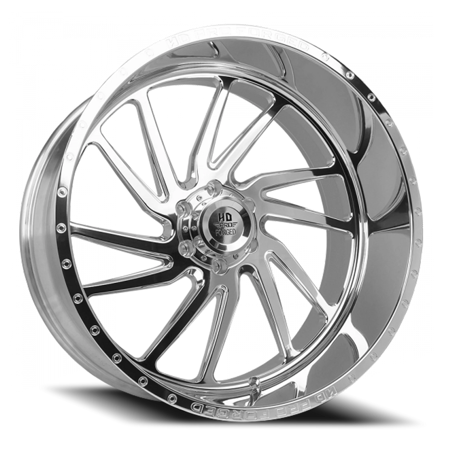 FORGED HDPRO-01 HORNET 24X12 6X139.7 -44 106.1 High Polished (Right)