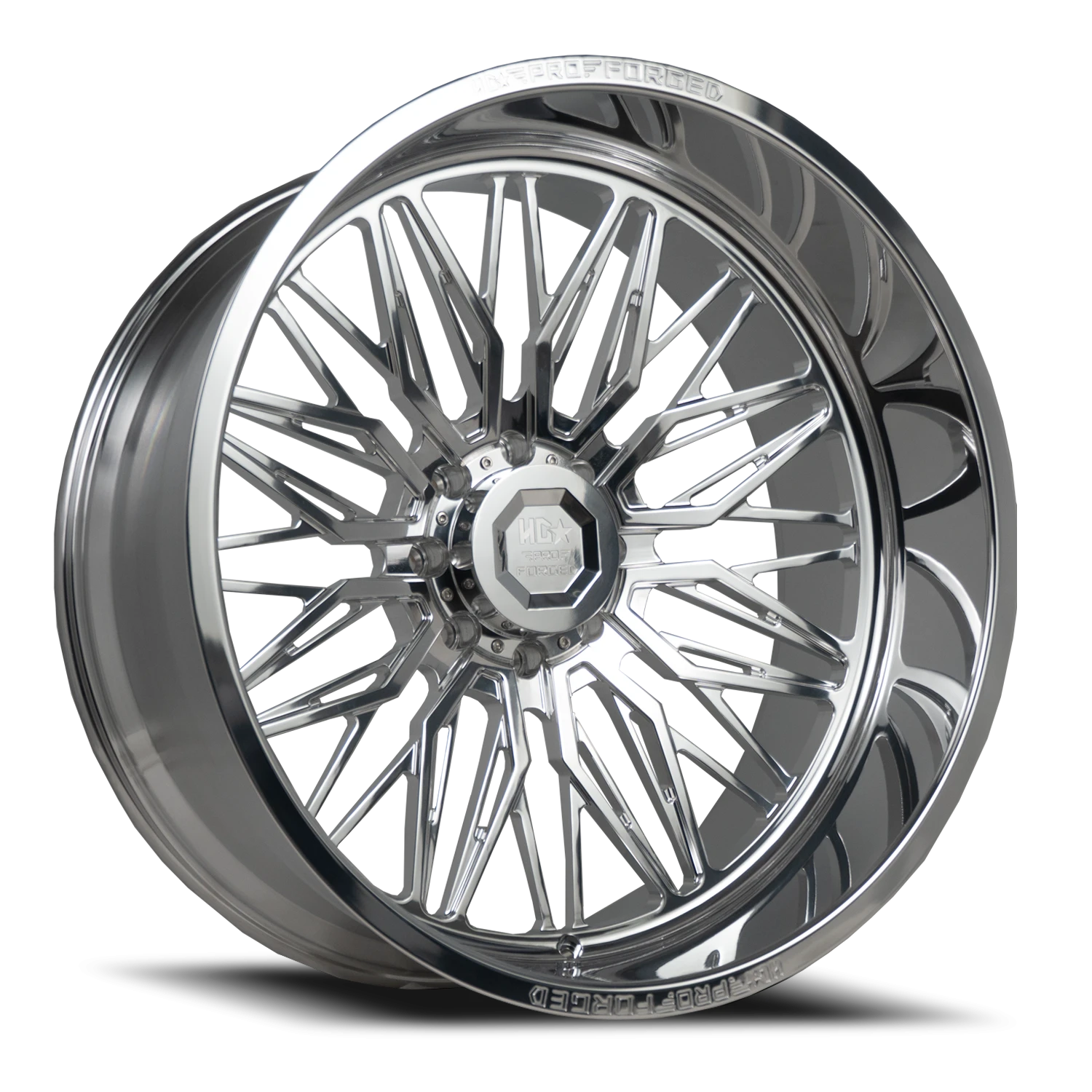 FORGED HDPRO-10 STINGER 22X12 8X180 -44 125 High Polished