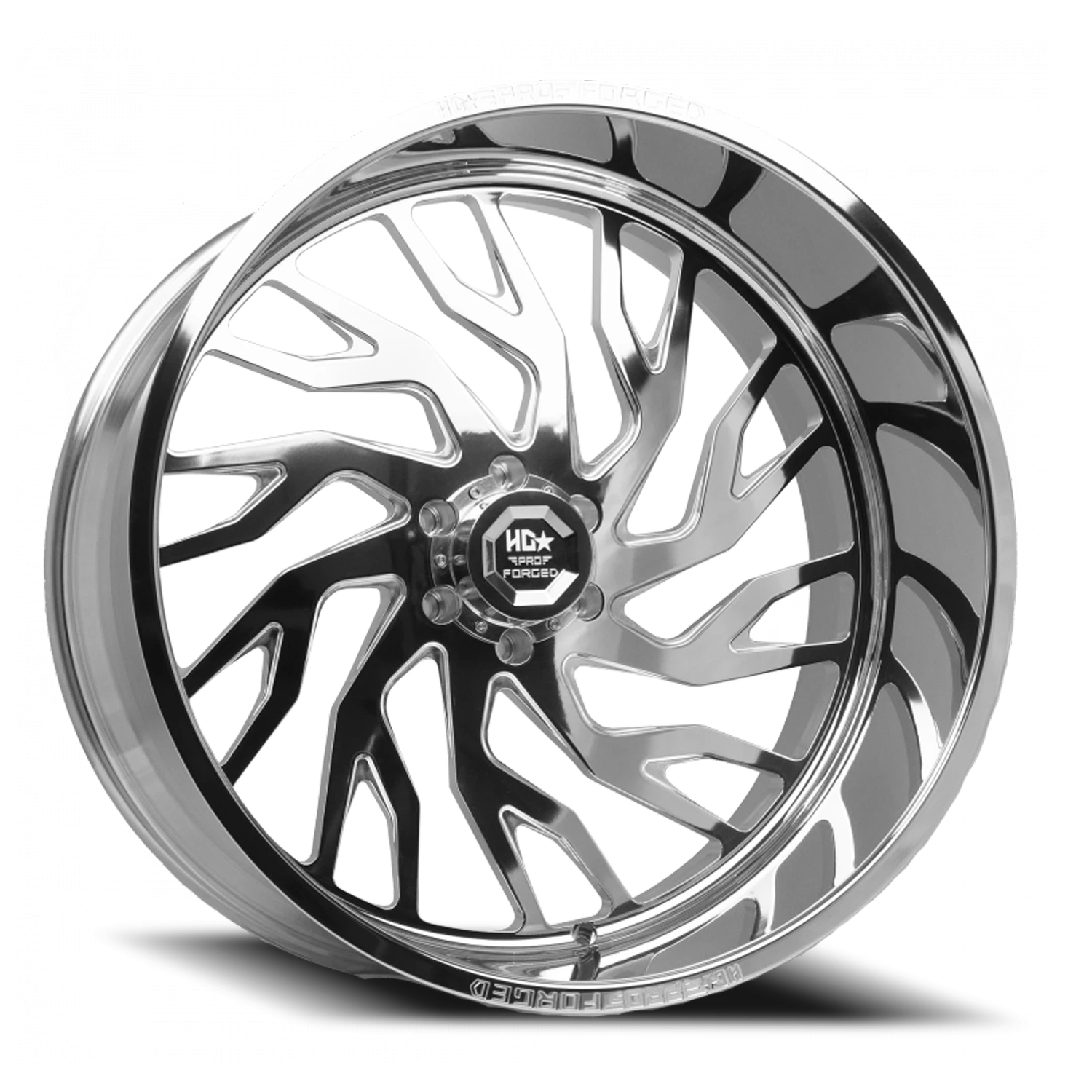 FORGED HDPRO-02 HUEY 26X14 6X139.7 -76 106.1 High Polished (Right)