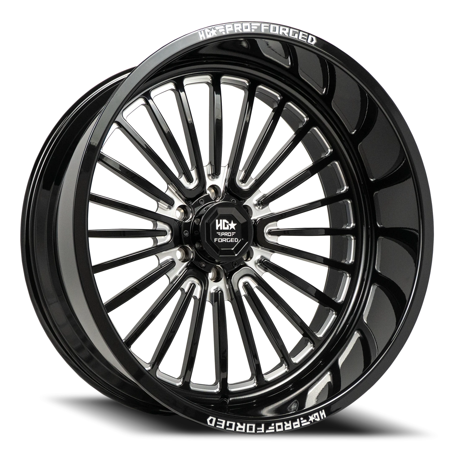 FORGED HDPRO-06 WARHOG 22X12 6X139.7 -44 106.1 Gloss Black Milled