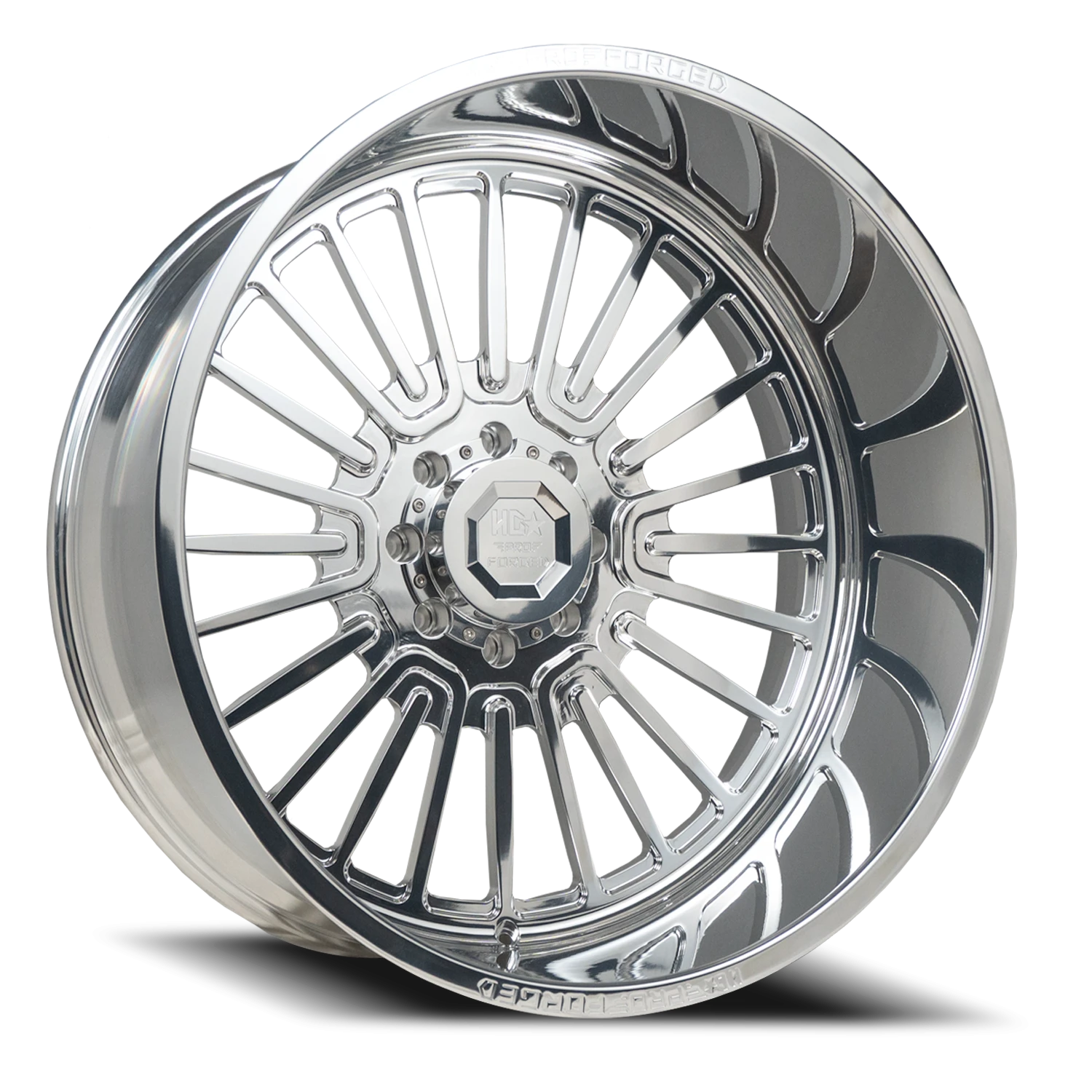 FORGED HDPRO-06 WARHOG 24X14 8X180 -76 125 High Polished