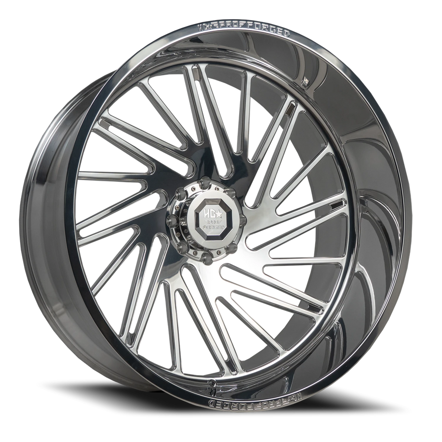 FORGED HDPRO-09 COMMANDO 24X14 6X139.7 -76 106.1 High Polished (Left)