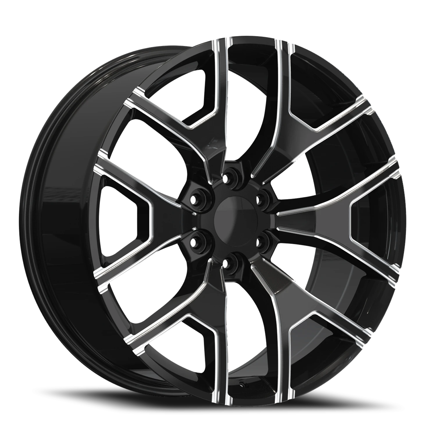 REP G04 22X9 6X139.7 +30 78.1 Gloss Black Milled