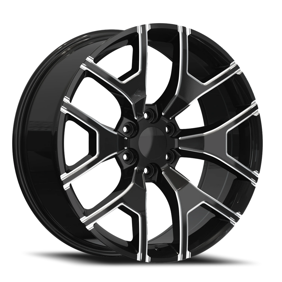 REP G04 20X9 6X139.7 +25 78.1 Gloss Black Milled