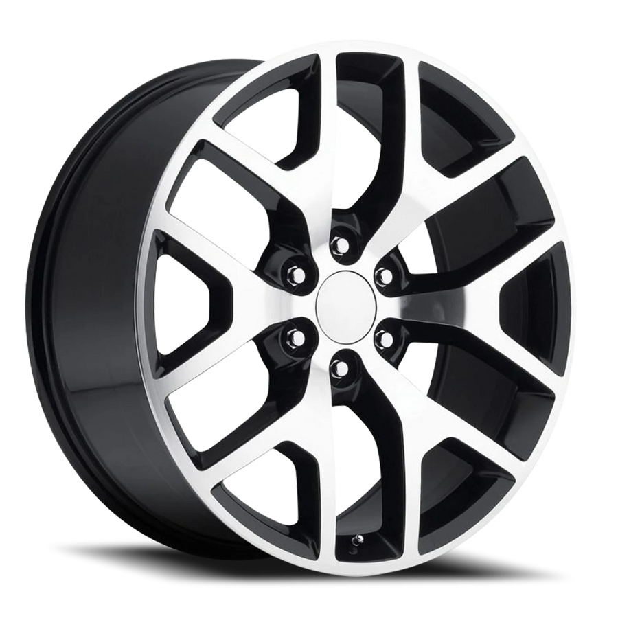 REP G04 24X10 6X139.7 +31 78.1 Gloss Black Machined Face