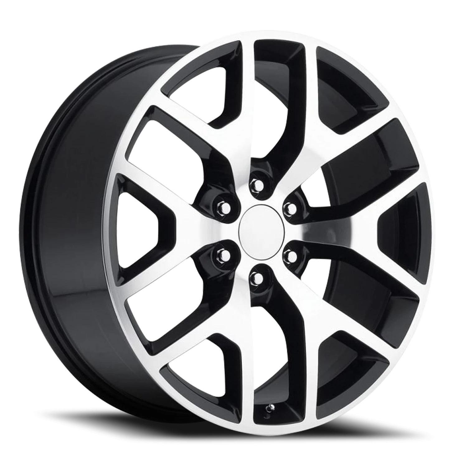 REP G04 24X10 6X139.7 +27 78.1 Gloss Black Machined Face