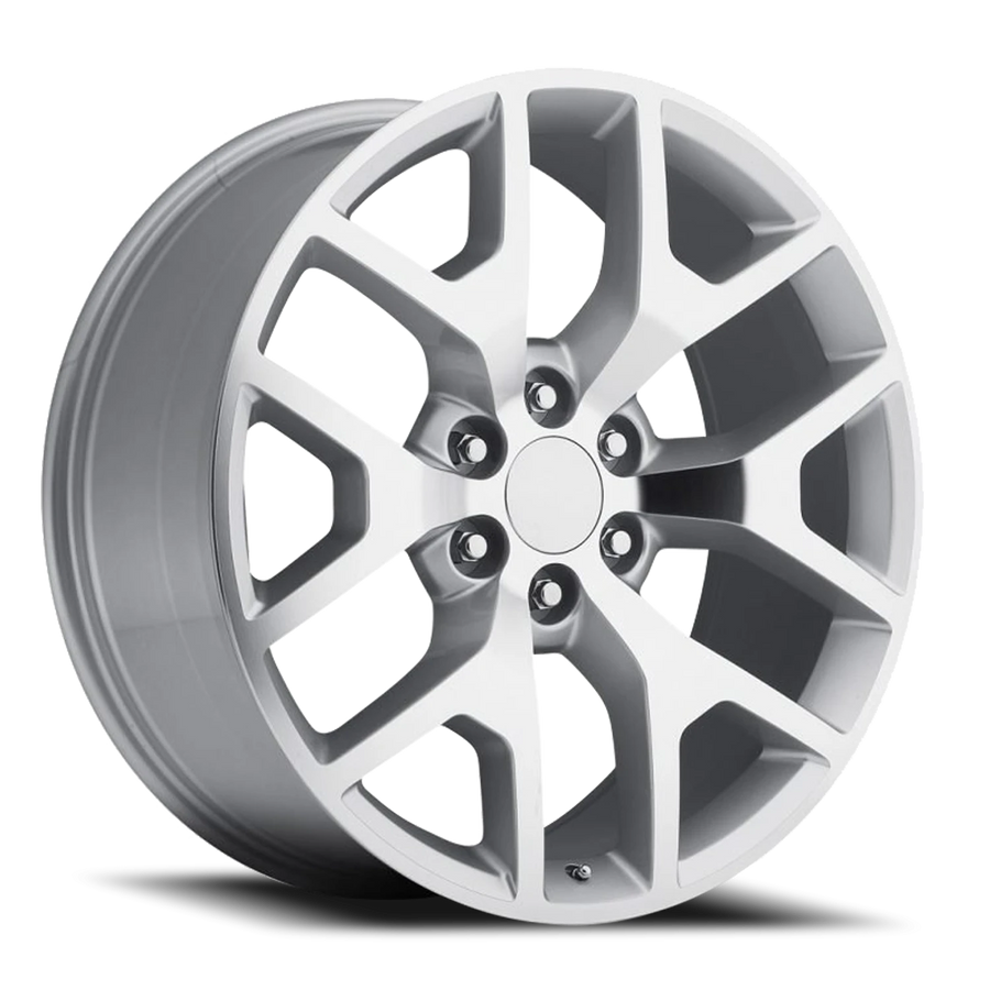 REP G04 24X10 6X139.7 +31 78.1 Silver Machiend Face