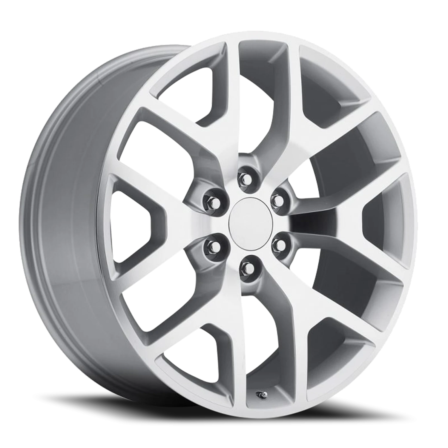 REP G04 26X10 6X139.7 +31 78.1 Silver Machined Face