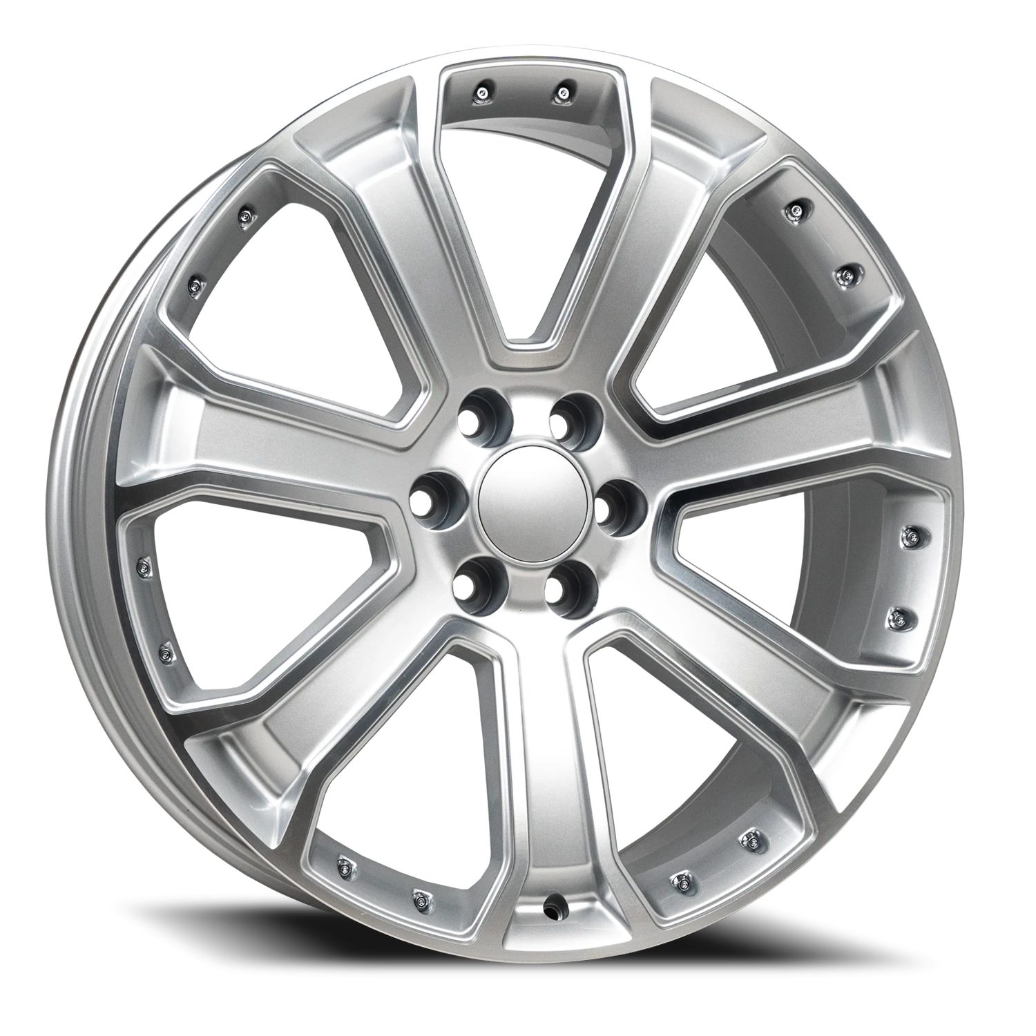 REP G06 24X10 6X139.7 +31 78.1 Silver Machined