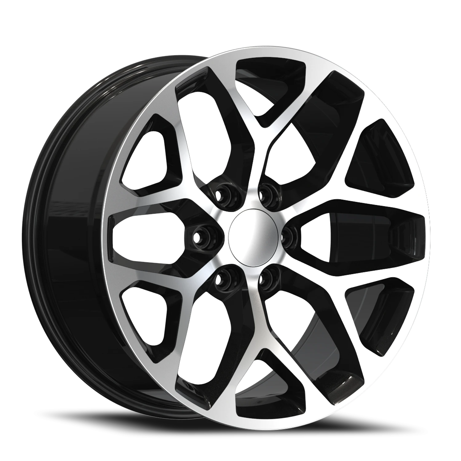 REP G09 26X10 6X139.7 +31 78.1 Gloss Black Machined Face