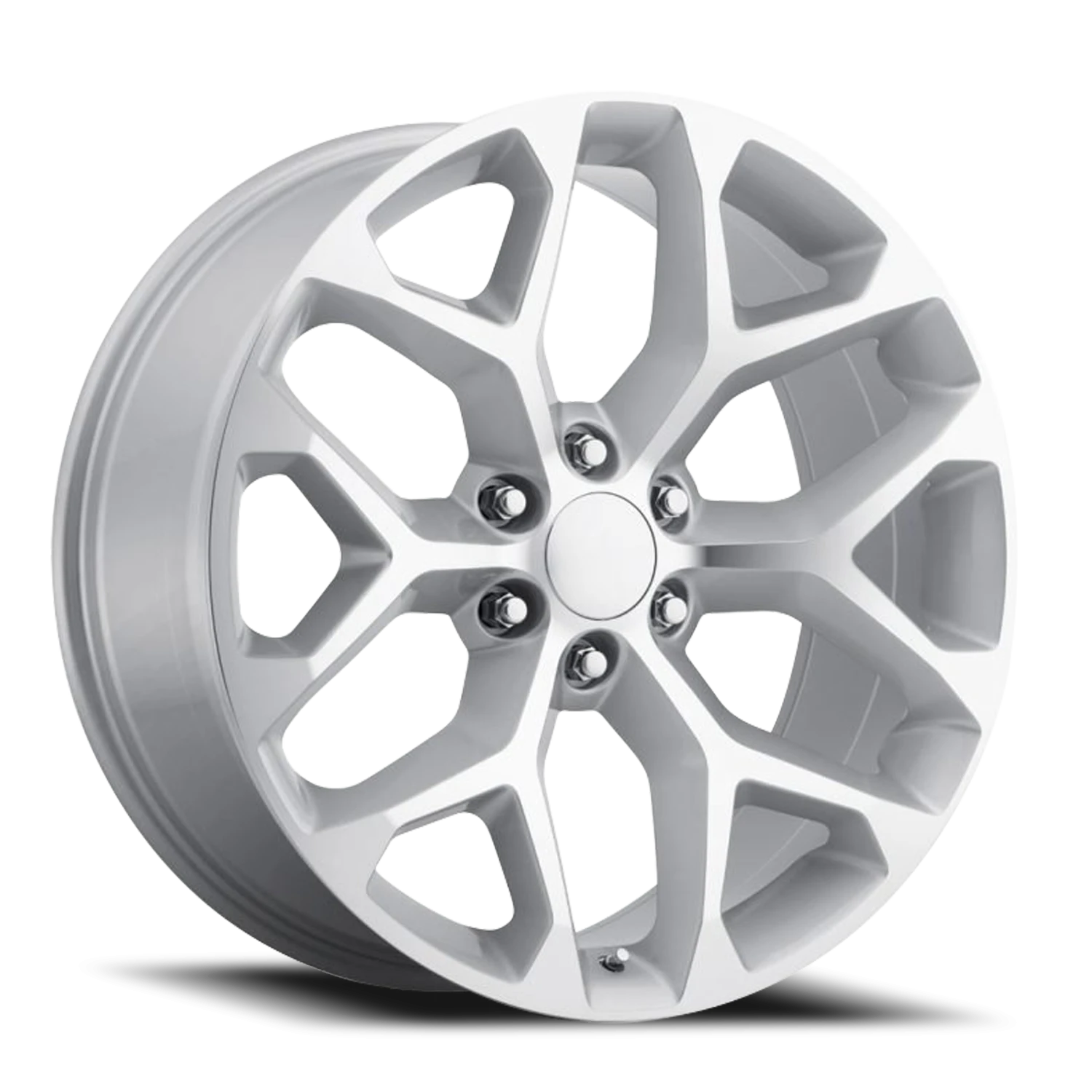 REP G09 26X10 6X139.7 +30 78.1 Silver Machined Face