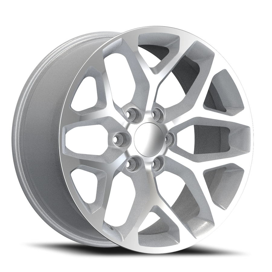 REP G09 24X10 6X139.7 +28 78.1 Silver Machined