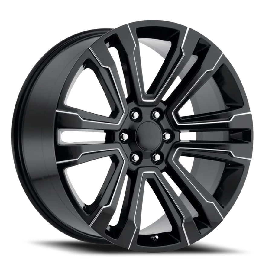 REP G10 24X10 6X139.7 +30 78.1 Gloss Black Milled