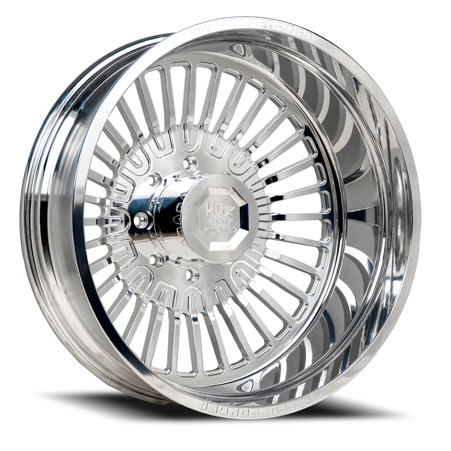 FORGED DUALLY HD06 WARHOG 24X8.25 8X210 -168 154.3 Polished (Rear)