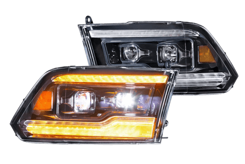 Morimoto XB HEADLIGHTS DODGE RAM (09-18) (AMBER DRL)