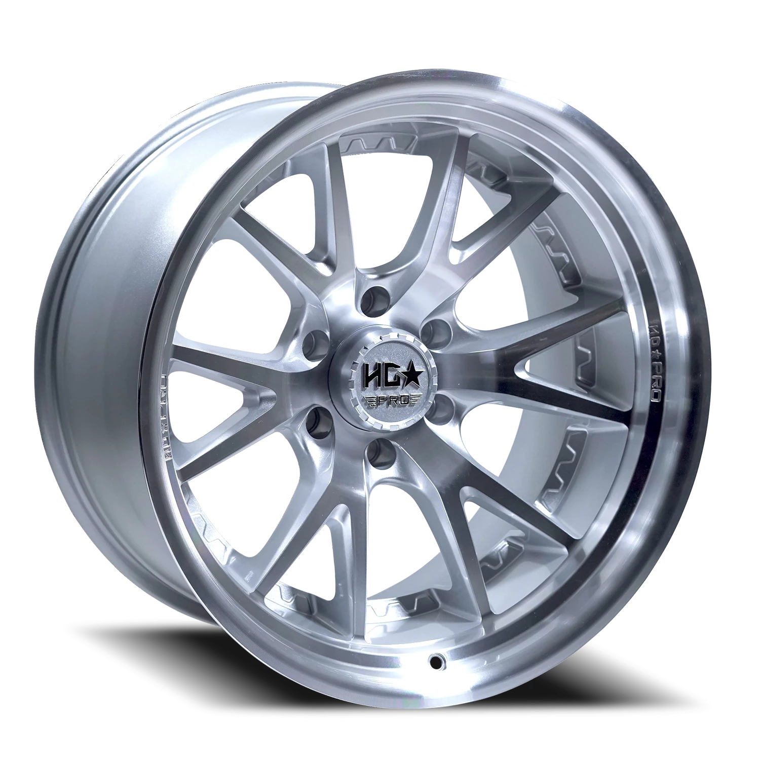 LHDPRO1 17X11 6X139.7 -33 106.1 Silver Machined