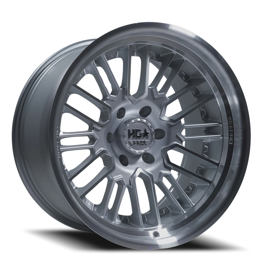 LHDPRO6  20X11 6X139.7 -33 106.1 Silver Machine Face