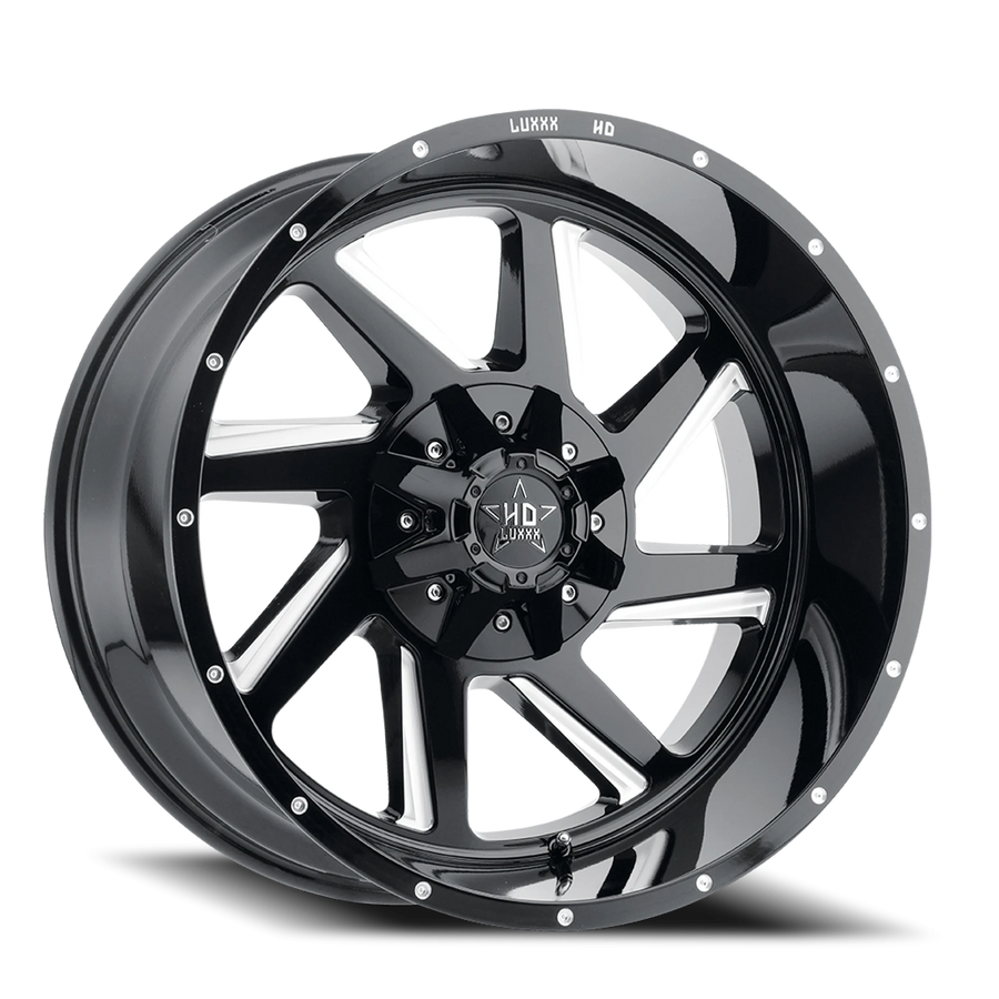 LHD14 20X10 6135/139.7 -18 106.1 Gloss Black Milled