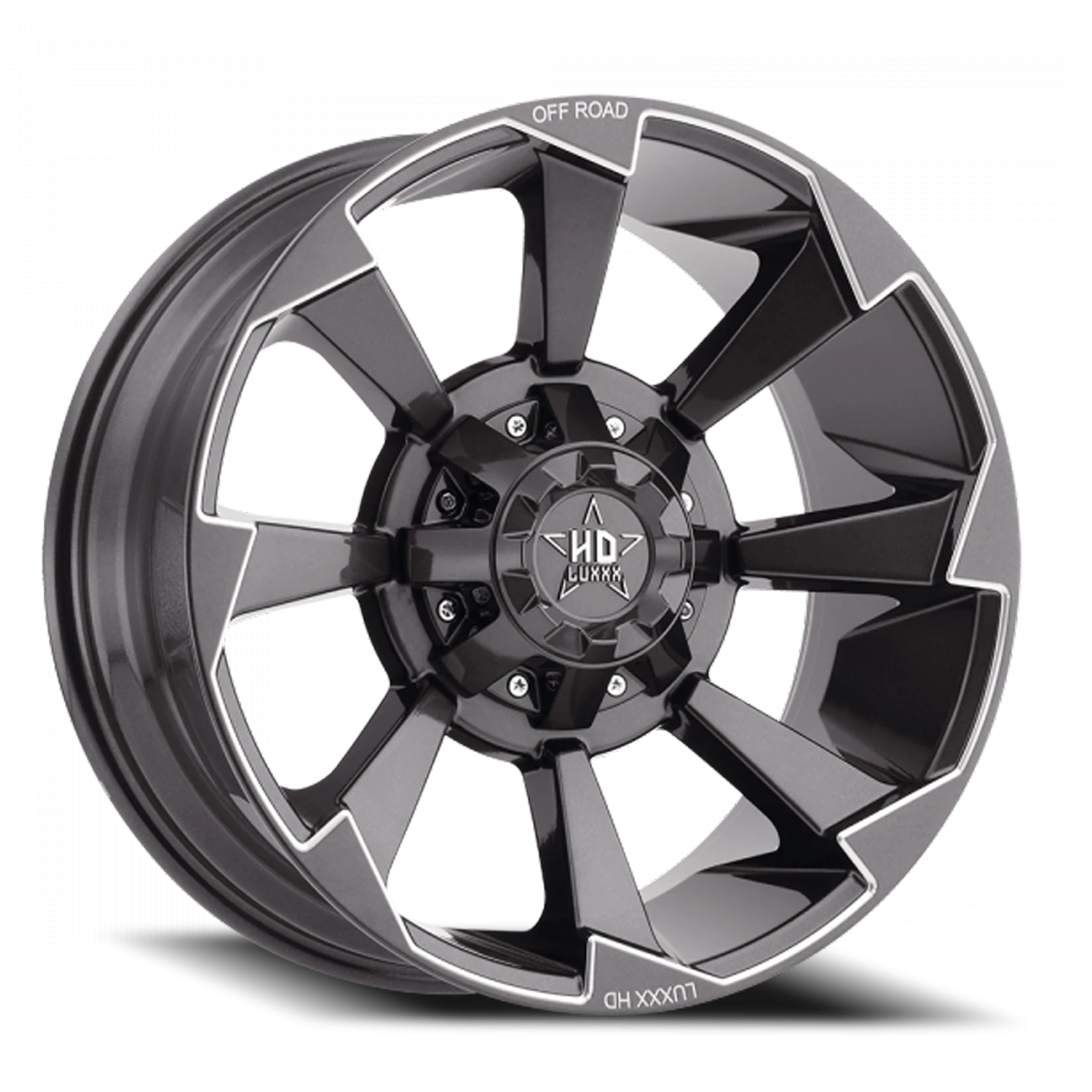 LHD16 22X12 6135/139.7 -44 106.1 Lava Gray Milled