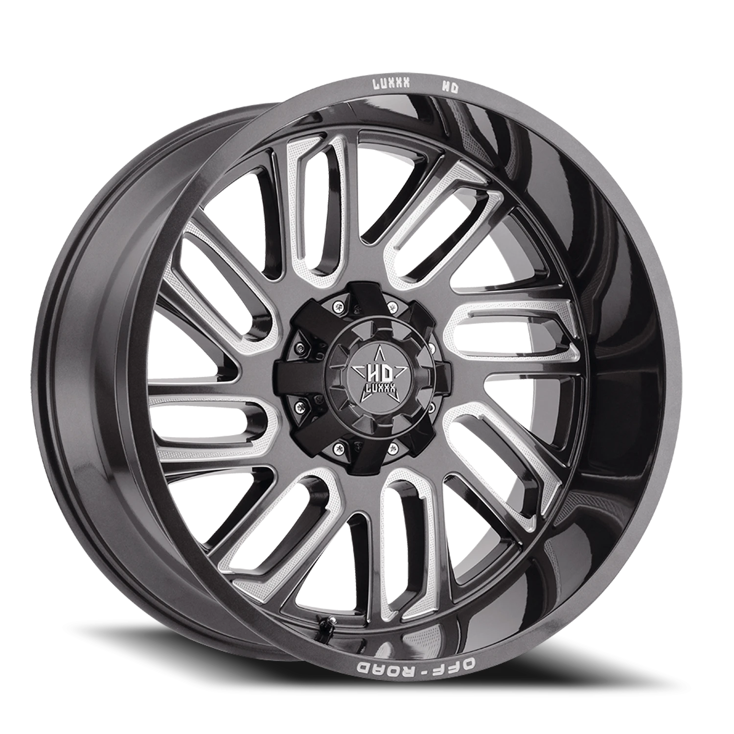 LHD18 20X10 8X165 -18 122.1 Lava Gray Milled