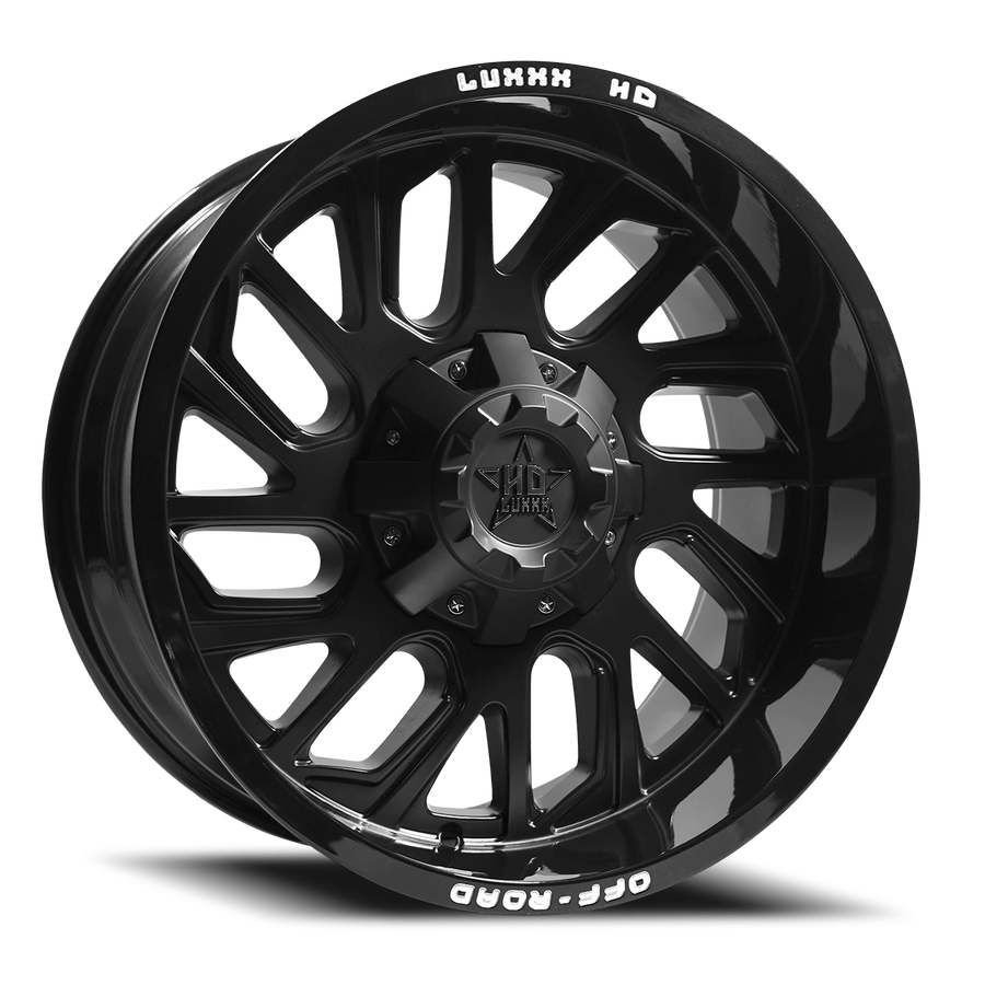 LHD18 20X10 5127/139.7 -18 78.1 Gloss Black Lip Satin Black Face