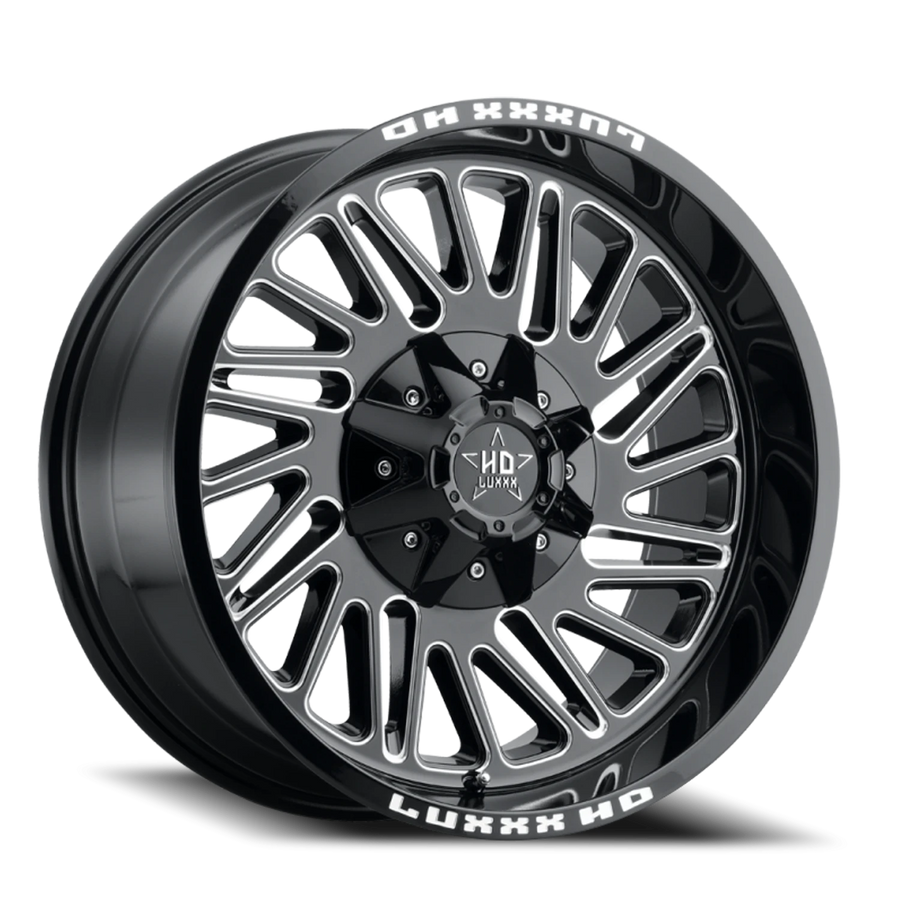 LHD19 22x12 6135/139.7 -44 106.1 Gloss Black Milled