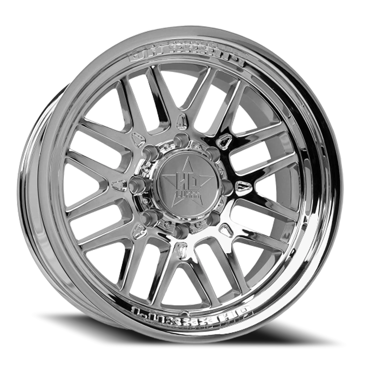 LHD20 20X10 8X180 -18 125/124.3 Chrome